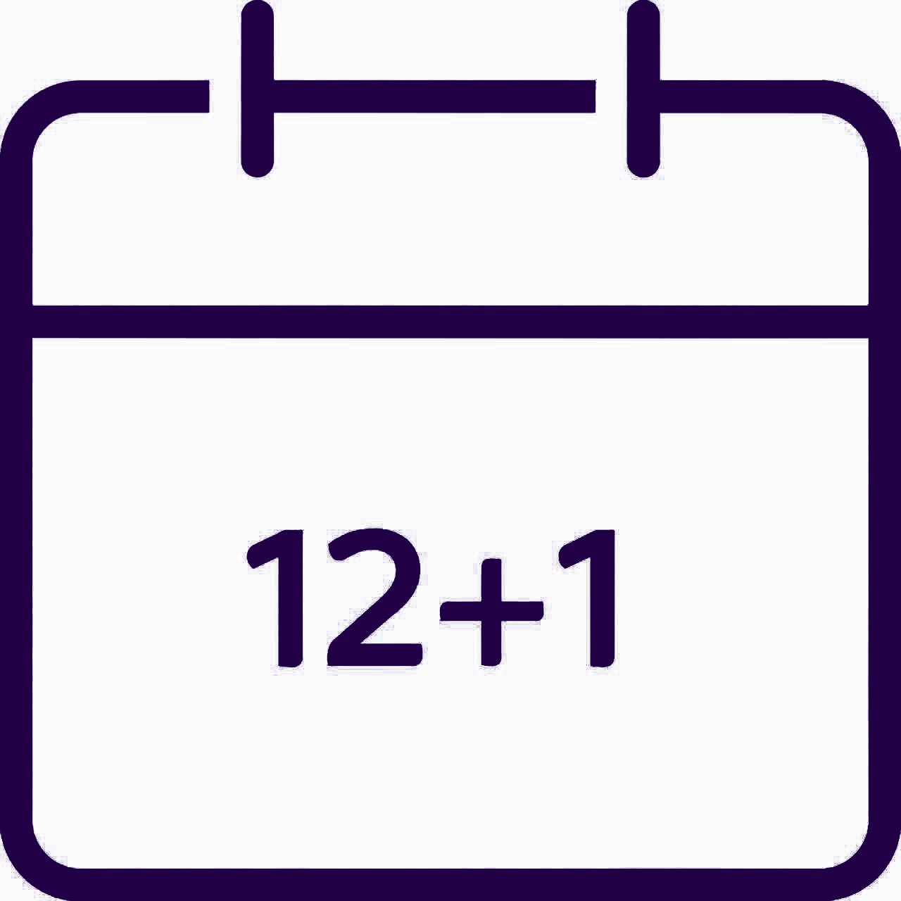 Calendar with 12 +1 months